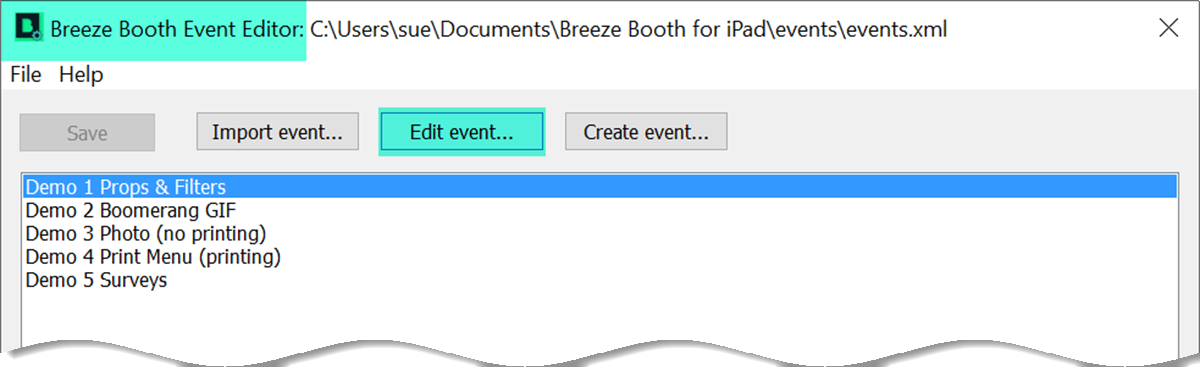Removing Branding From Sample Events Breeze